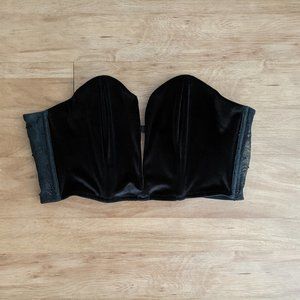 VICTORIA SECRET BLACK BUSTIER | NEVER WORN